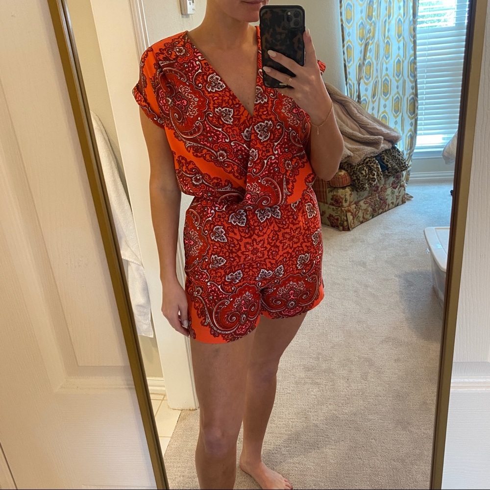 Paisley romper